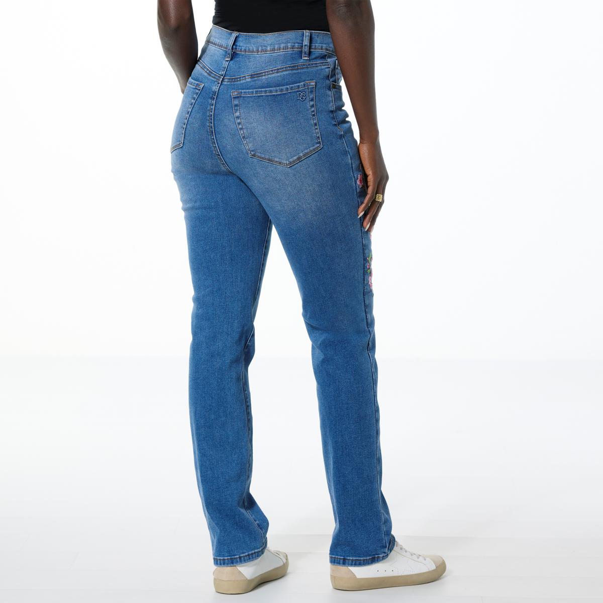 Character Diag straight-leg Jeans  Blue